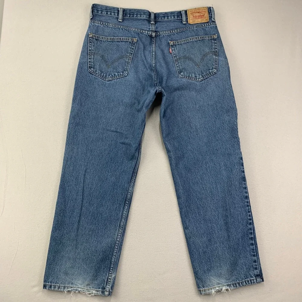 Vintage Levis 550 Men's 38x29‎ Blue Y2K Relaxed Fit Loose 100% Cotton